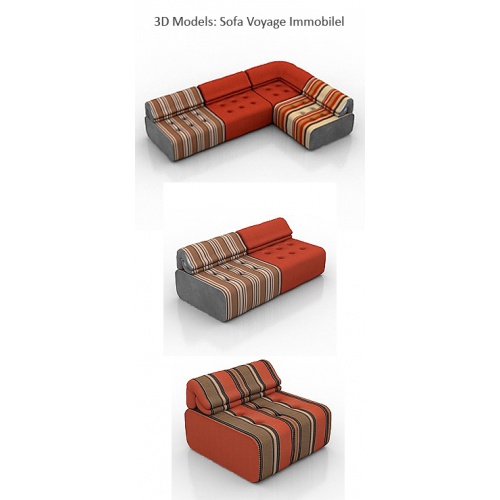 3D Models: Sofa Voyage Immobilel