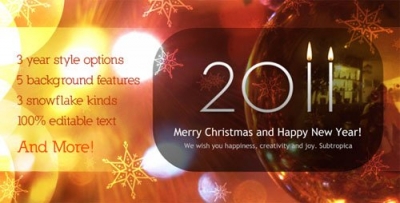 ActiveDen - Warm New Year and Christmas Greeting 2011 v.2
