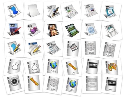 Files formats icons pack