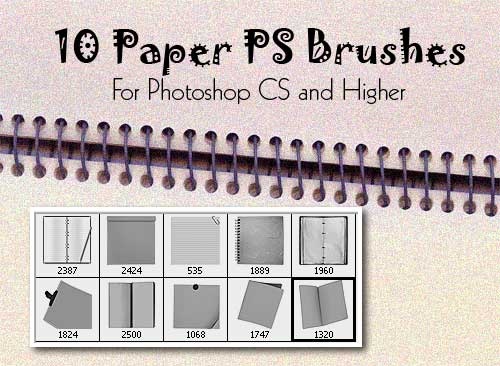 Paper ps brushes