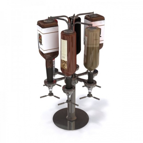 3D Графика 3D Модели различных аксессуаров для интерьера..бутылки, бокалы