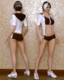 3D Графика 3D Models Beautiful Sexy Lady