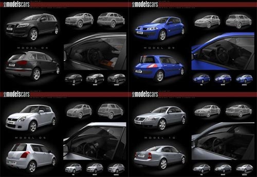 3D Графика 3D models from Evermotion HD cars