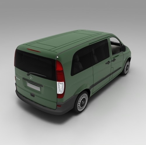 3D Графика 3D models Mercedes Benz Vito