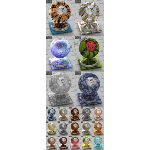 3D Графика 3D V-ray Materials Collection #8
