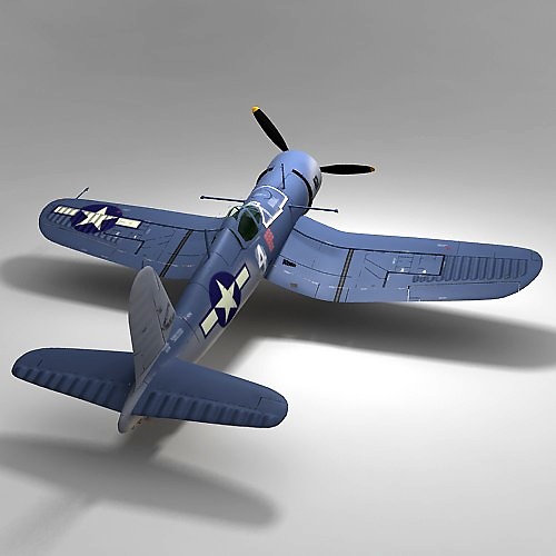 3D Графика Истребитель F4U Corsair