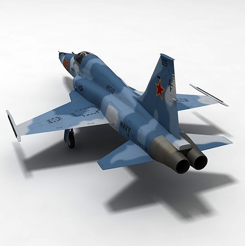 3D Графика Истребитель F-5E Tiger II