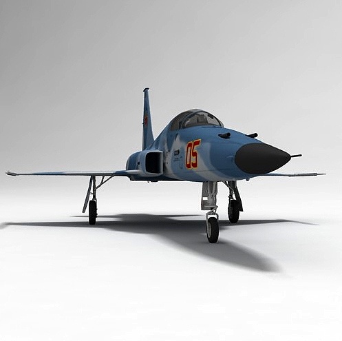 3D Графика Истребитель F-5E Tiger II