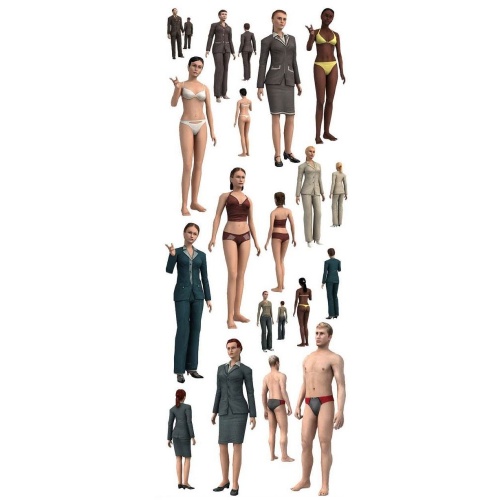 3D Графика Rocketbox Libraries Complete Characters (DVD 1)