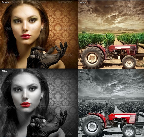 Photoshop GraphicRiver - Selective Color Actions