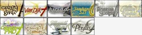 Шрифты Digital Juice Fonts: Collection Five