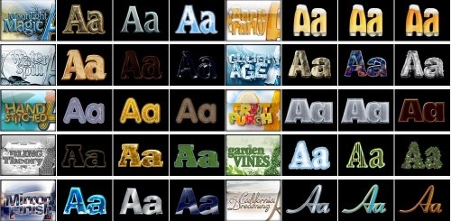 Шрифты Digital Juice Fonts: Collection Four