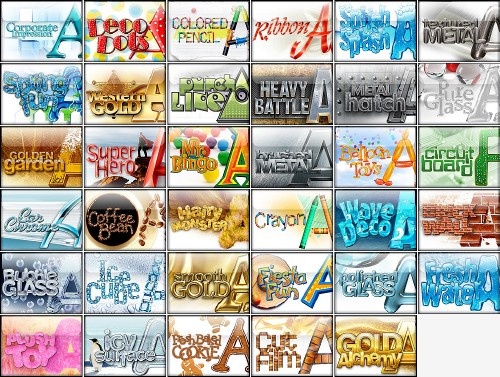 Шрифты Digital Juice Fonts: Collection One