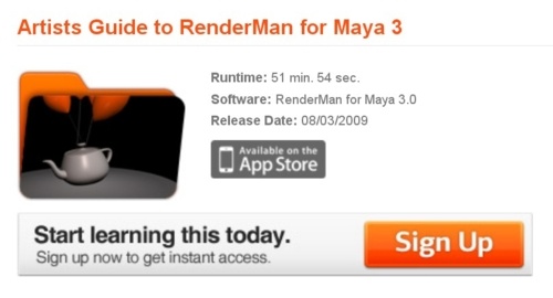 Уроки Digital - Tutors Artists Guide to RenderMan for Maya 3