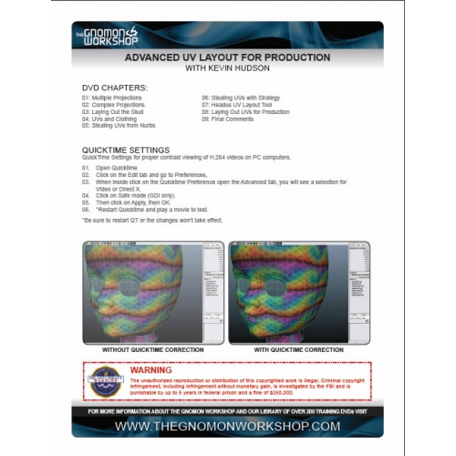 Уроки The Gnomon Workshop Advanced UV Layout for Production