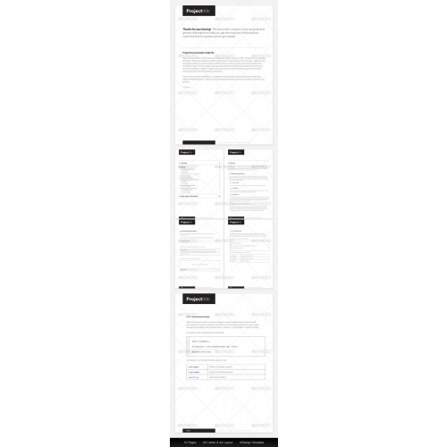 GraphicRiver - Project Documentation Help File