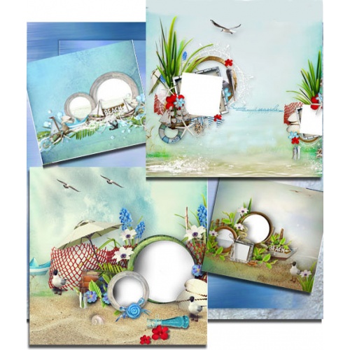 Красивые морские фоторамки