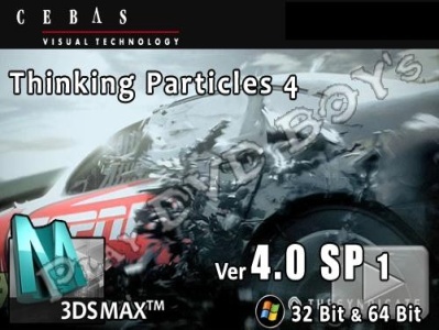 Cebas Thinking Particles 4.0 SP1 for 3ds Max 2008-2011 (x32/x64) 4.0.6.1 x86+x64 (2010, ENG) + Кряк