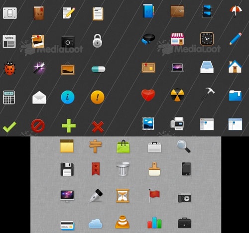 MediaLoot Applied – 48px Icon pack 1,2,3 – RETAIL