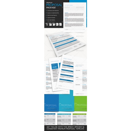 GraphicRiver - Premium Proposal Template - w/ Contract & Invoice
