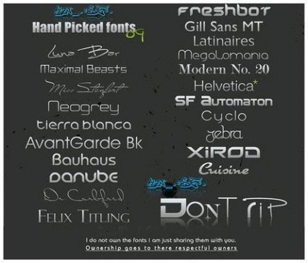 The Hand Picked & Writing Font Pack