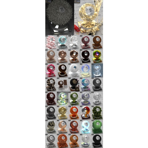 3D V-ray Materials Collection #2