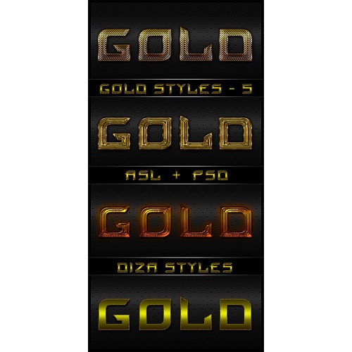 Gold styles — 6