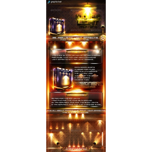 GraphicRiver — 25 IES Lights — pack 1 of 4