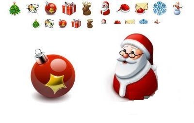 Standard new year icons