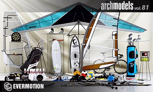 3д модели спортплощадок и спортинвентаря