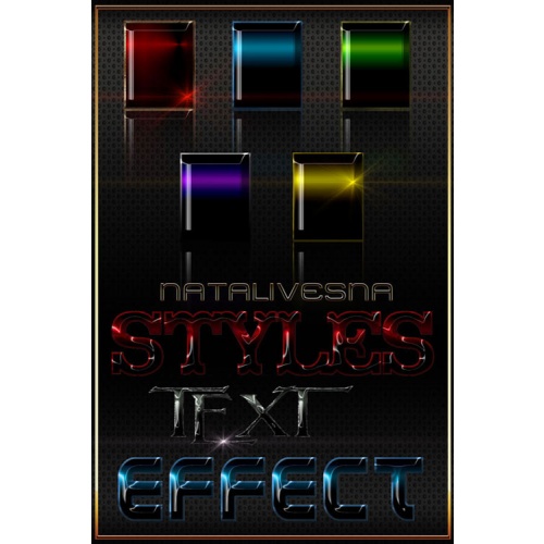 Текстовые стили - Эффект / Text styles effect