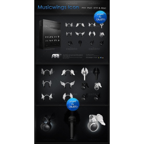 Musicwings Icons