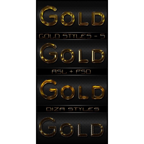 Gold styles — 5