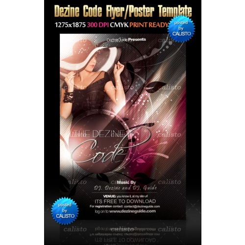 Dezine Code Flyer/Poster Template