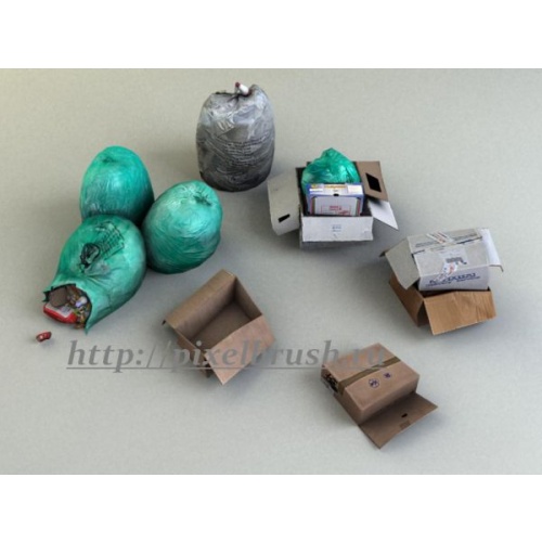 Коллекция Мусор 3D model