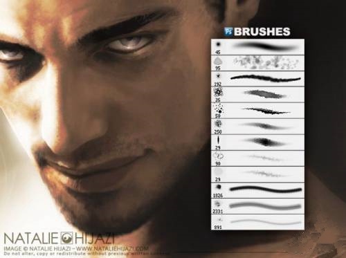 Scar Face - Photoshop Brushes