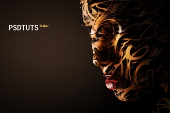 Объёмная композиция из векторных форм