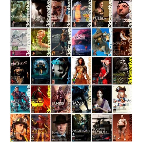 3DCreative Magazine 2005 - 2011 Collection (73 Issues)