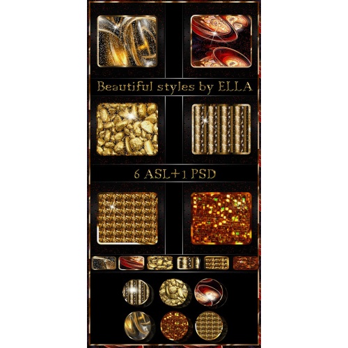 Разнообразные блестящие стили от ELLA