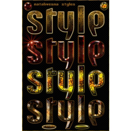 Текстовые стили №14 / Text styles 14