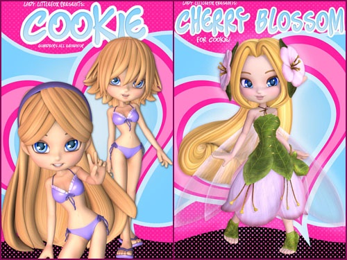 Cookie & Cherry Blossom by Littlefox