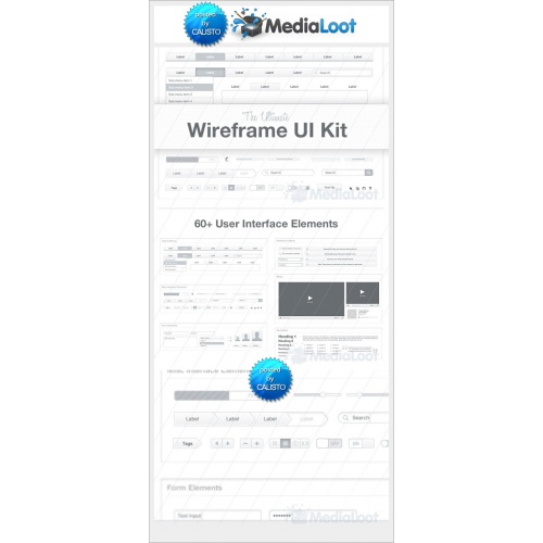 MediaLoot — The Ultimate Wireframe UI Kit