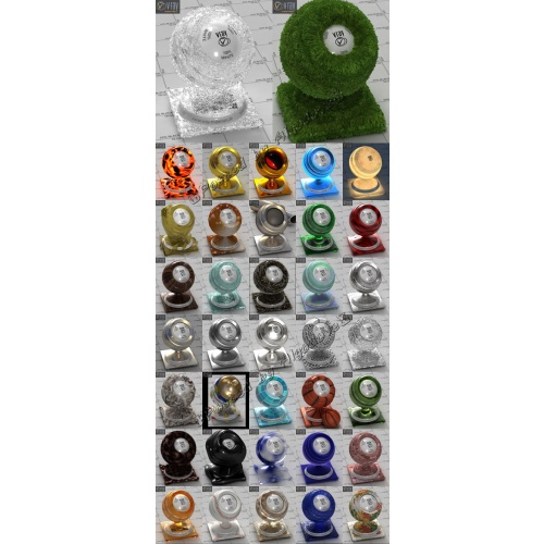 3D V-ray Materials Collection #1