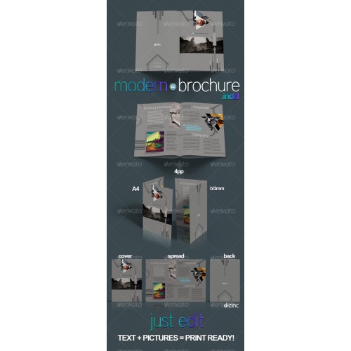 GraphicRiver - Modern Corporate Brochure Pro v1 / InDesign A4 4pp