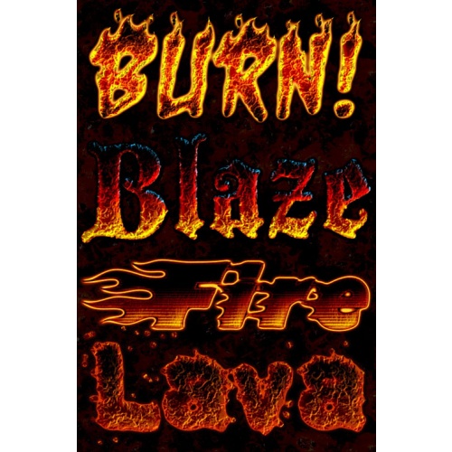 Fire Text Effects for Photoshop