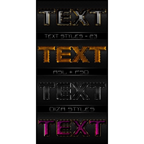Text styles by DiZa - 23