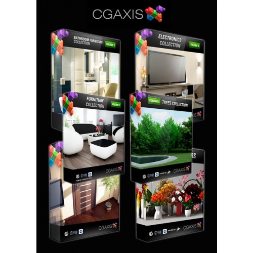 CGAXIS Bigest Collection — 3D Models
