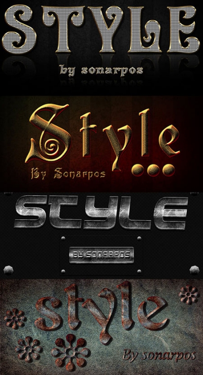 Железные стили | Steel Styles (asl photoshop)