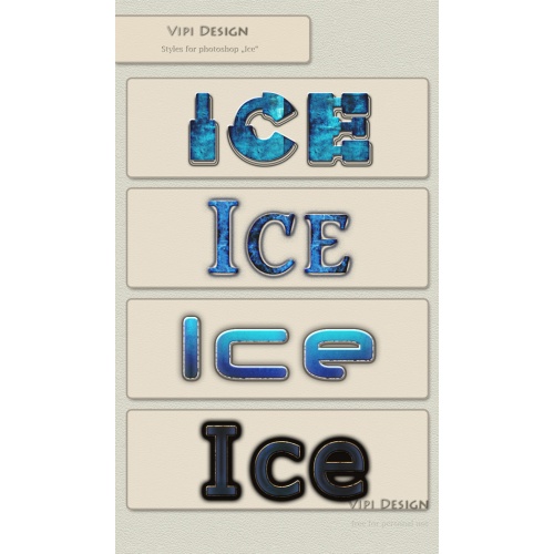Styles for photoshop ICE