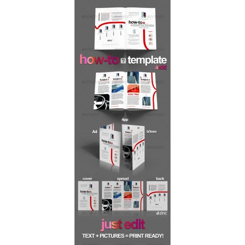 GraphicRiver — How-To Professional Template v1 InDesign A4 4pp
